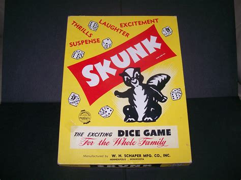 how to play skunk dice game|skunk dice for sale.